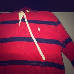 Red and blue Ralph lorn polo jacket