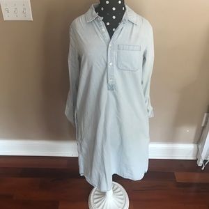 Denim mid dress