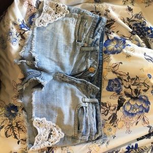 American eagle crochet shorties