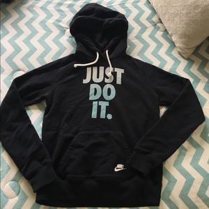 Black Just Do It Nike Hoodie