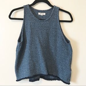 Madewell cropped fringe tank