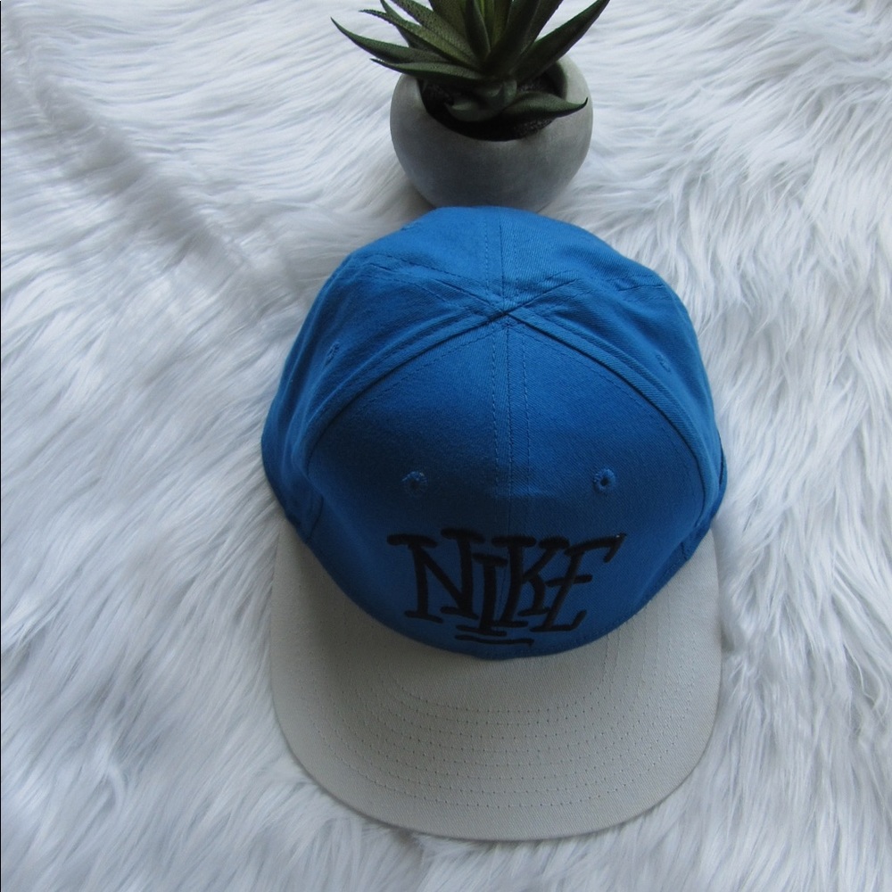 Boys Nike Blue and White Hat