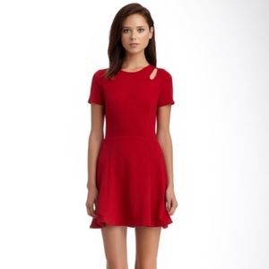 LOVE...ADY || Textured Knit Cutout Skater Dress!