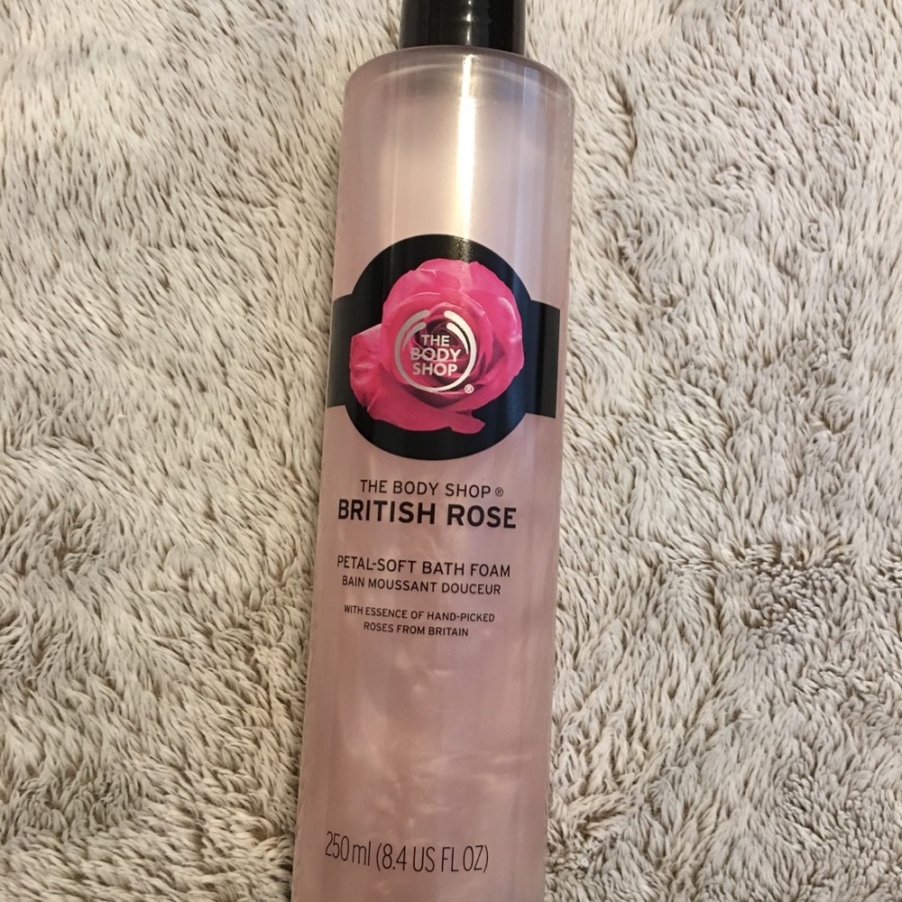 Body Shop "British Rose" bubble bath