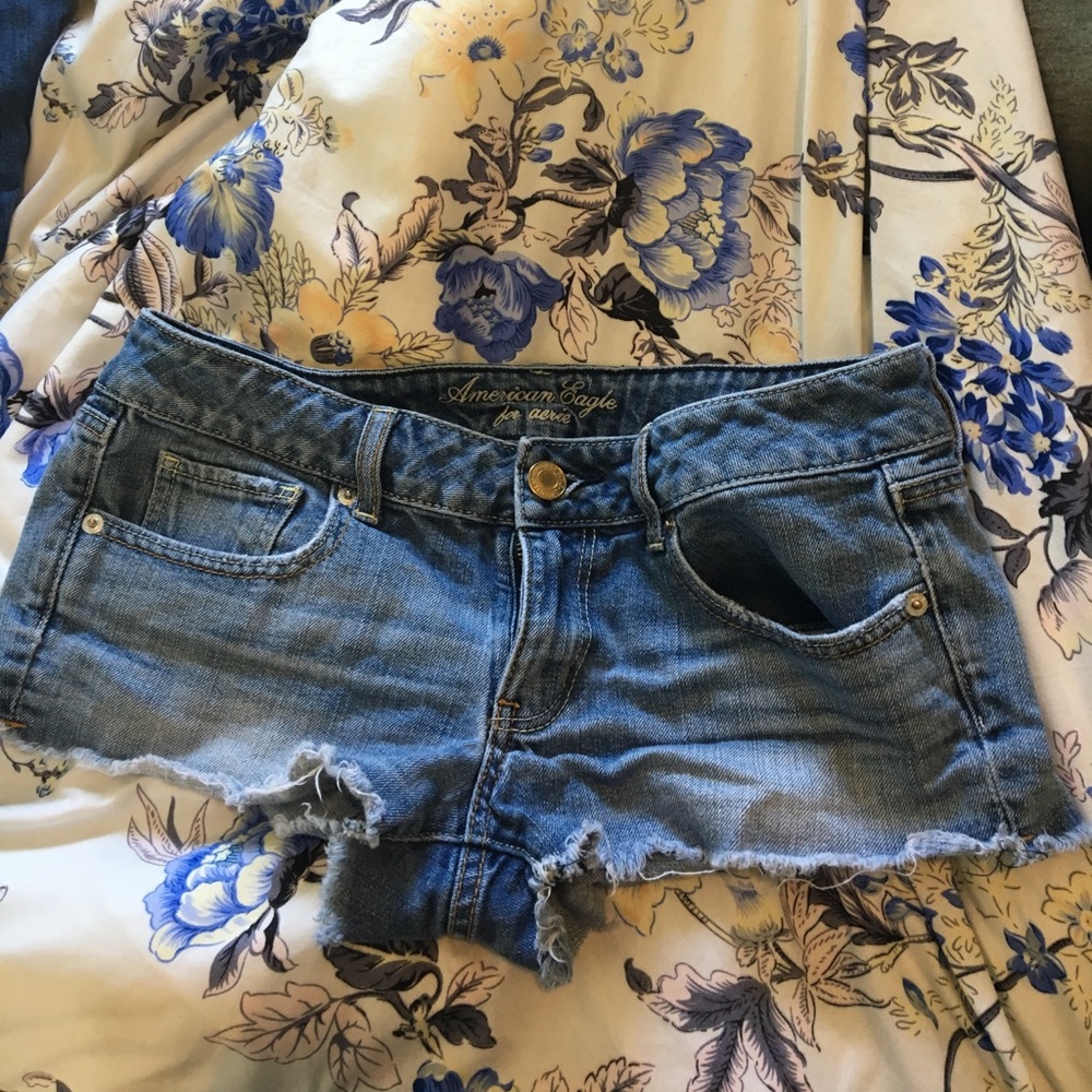 American eagle for aerie jean shorties
