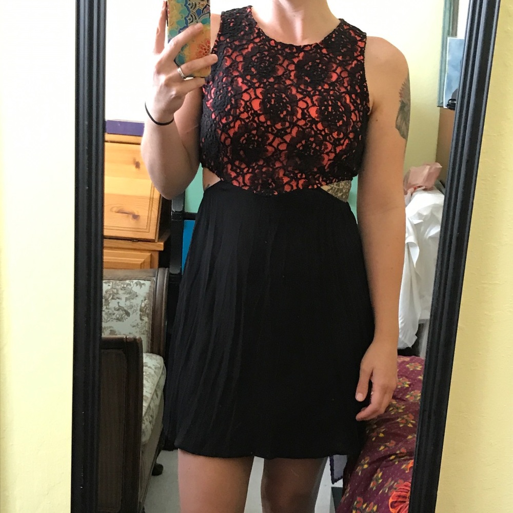 Brand new cut out flowy lace dress