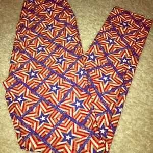 Vintage Americana LuLaRoe OS Leggings