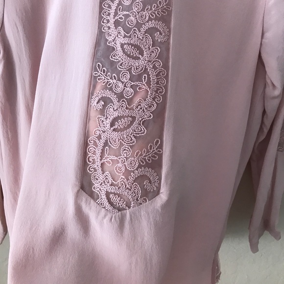 Pink silk blouse - Picture 5 of 7