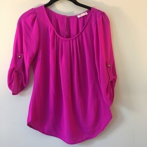 Hot Pink Blouse