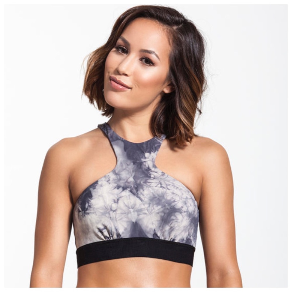 🆕 Blue Life FitbTie Dye High Neck Sport Bra - Picture 2 of 6