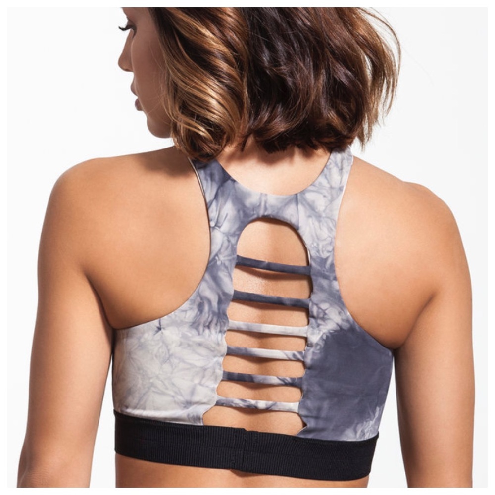 🆕 Blue Life FitbTie Dye High Neck Sport Bra - Picture 3 of 6