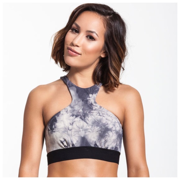 🆕 Blue Life FitbTie Dye High Neck Sport Bra - Picture 2 of 6