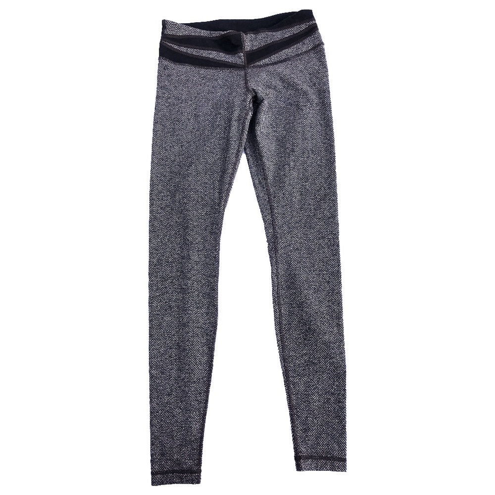 Lululemon Brown Herringbone Wunder Under Pants