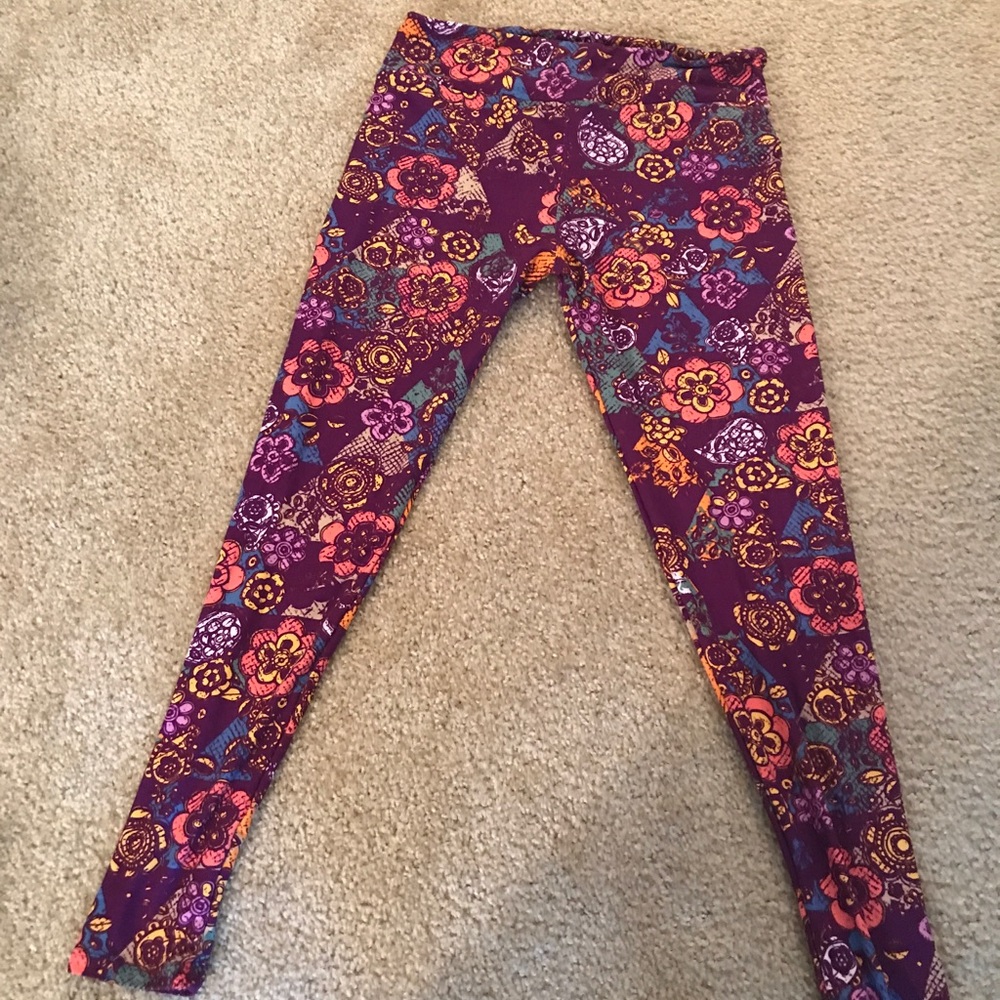LuLaRoe TC floral leggings