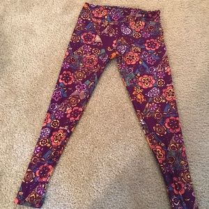 LuLaRoe TC floral leggings