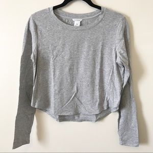Club Monaco cropped long sleeve