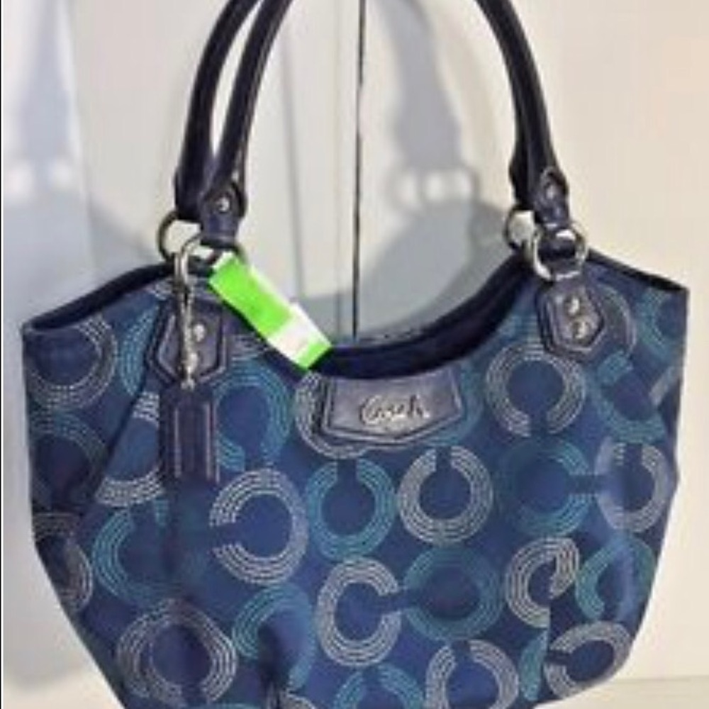 Ashley Dotted Coach Purse