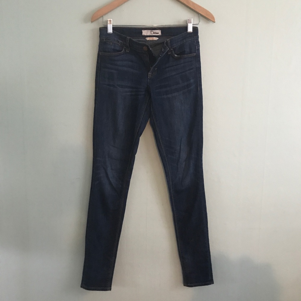 Ditto skinny mid rise jeans