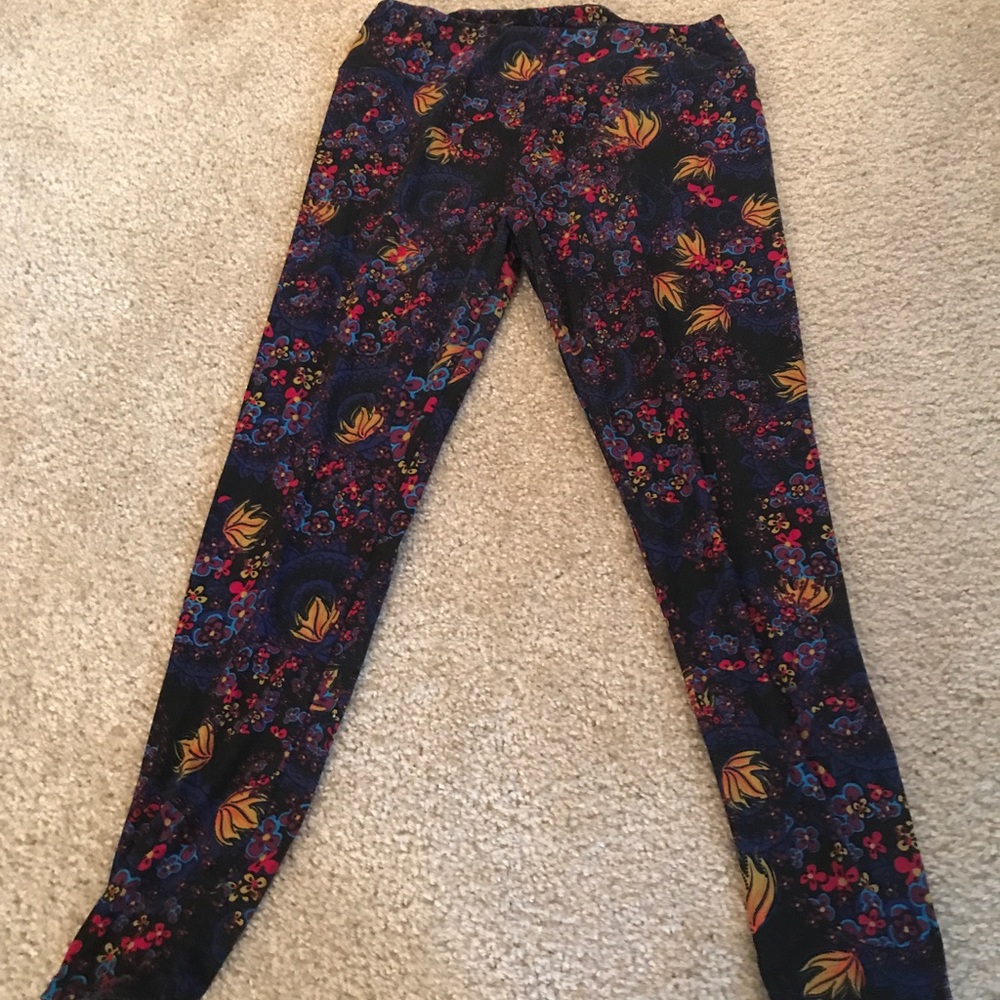 LuLaRoe TC floral leggings