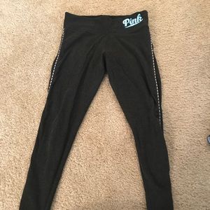 VS Pink gray yoga leggings