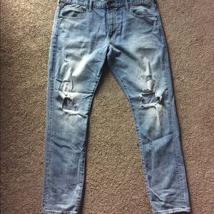 American Eagle Slim Taper Jeans.