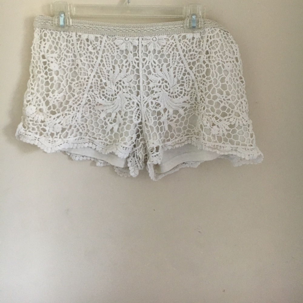 Crochet shorts