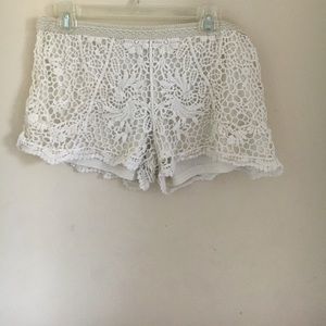 Crochet shorts