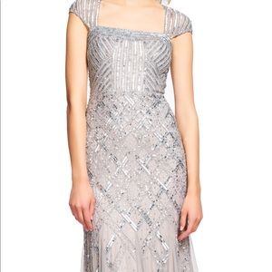 Adrianna Papell Beaded Evening Gown- New with Tag