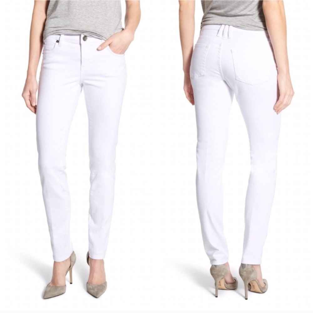 Kut From The Kloth White Diana Skinny Jeans