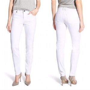 Kut From The Kloth White Diana Skinny Jeans