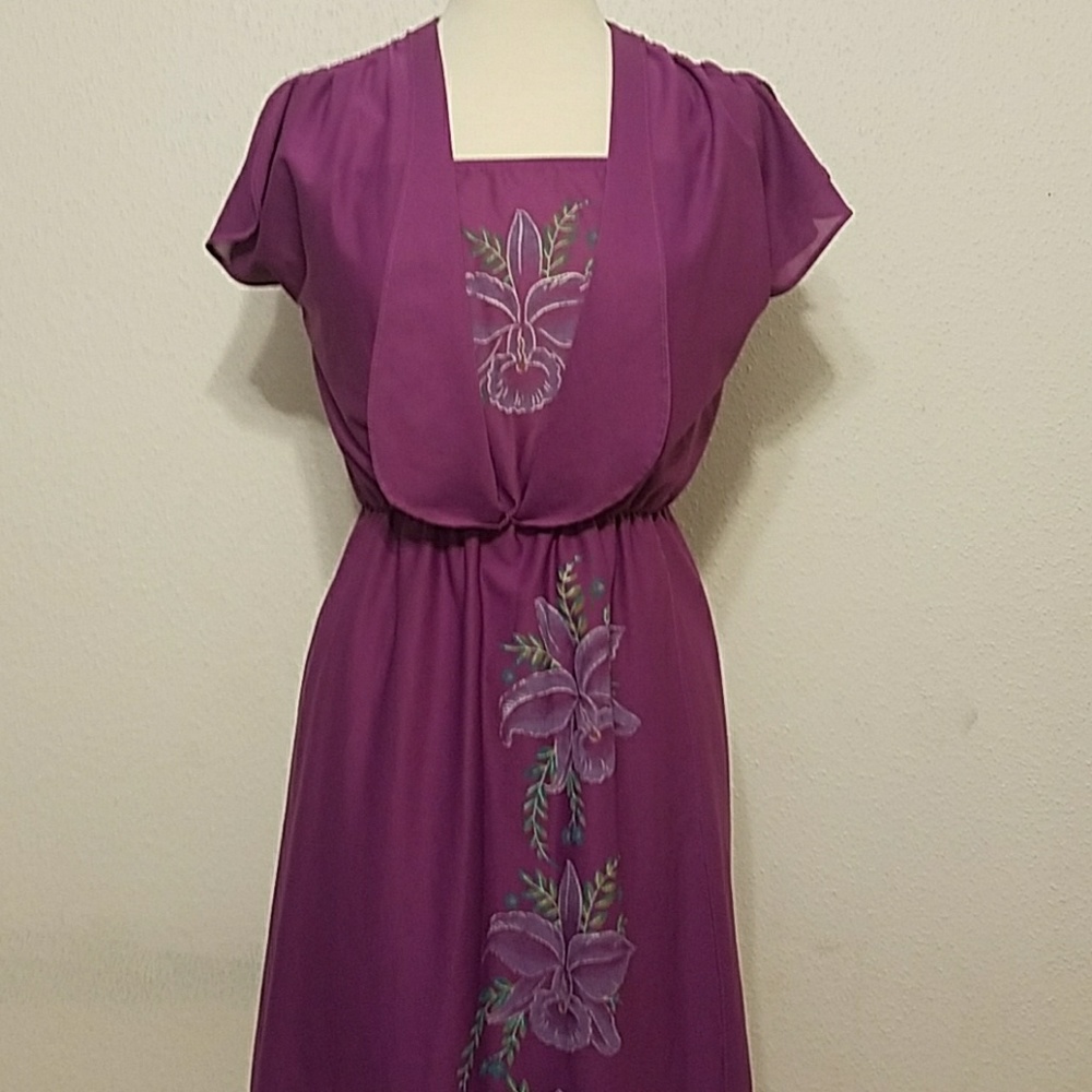 Floral Print Vintage Dress