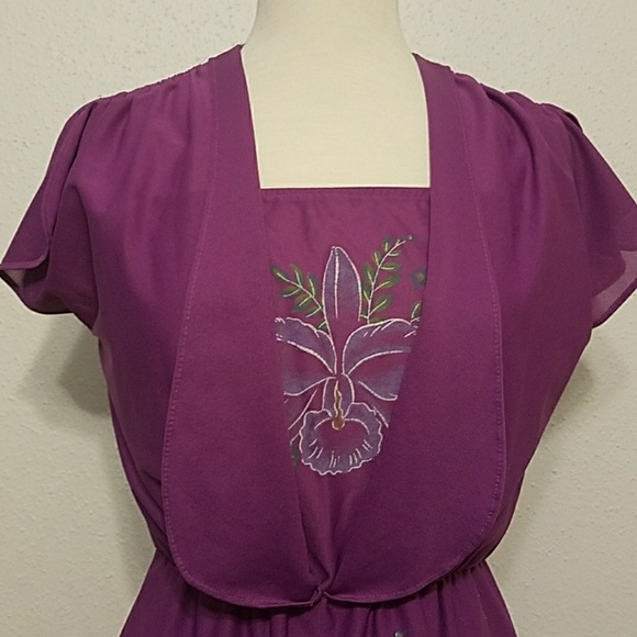 Floral Print Vintage Dress - Picture 4 of 8