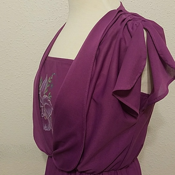 Floral Print Vintage Dress - Picture 7 of 8