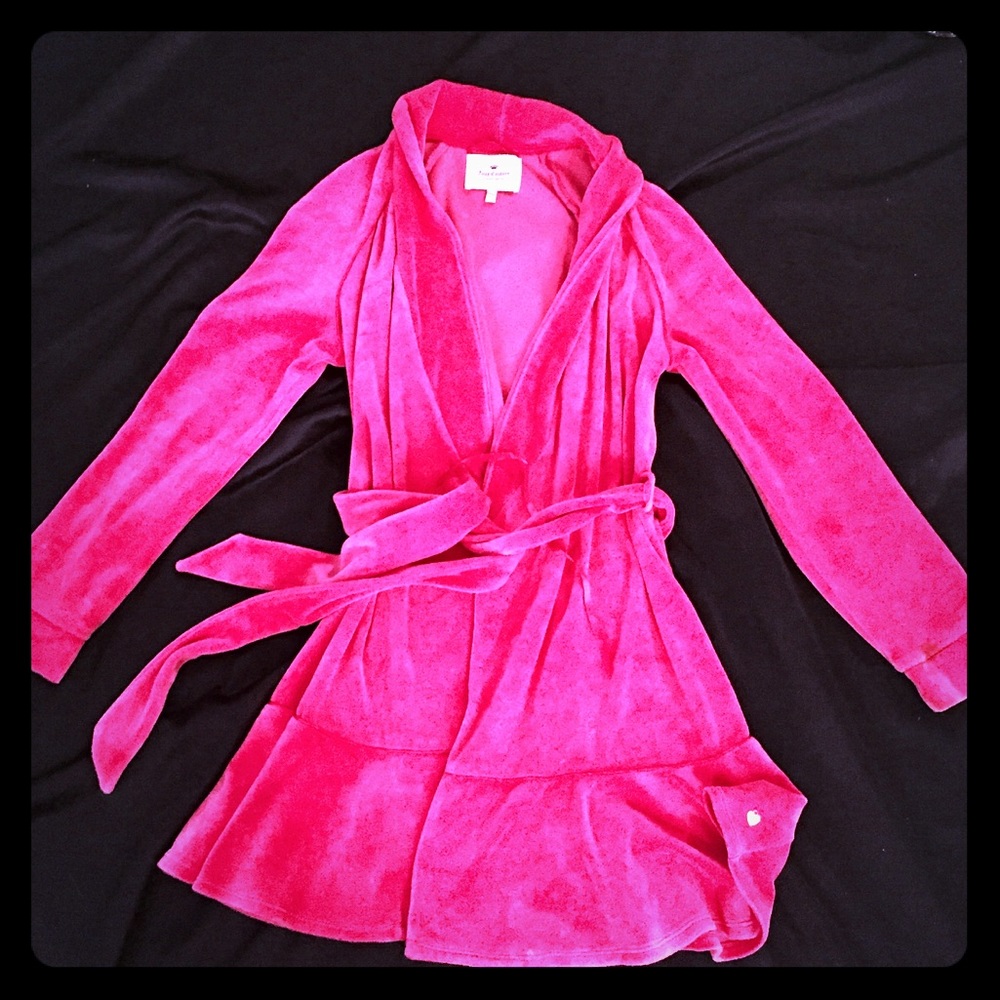 Hot Pink Juicy Couture Robe THICK M👑