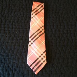 Burberry tie. Great condition. Pink and black