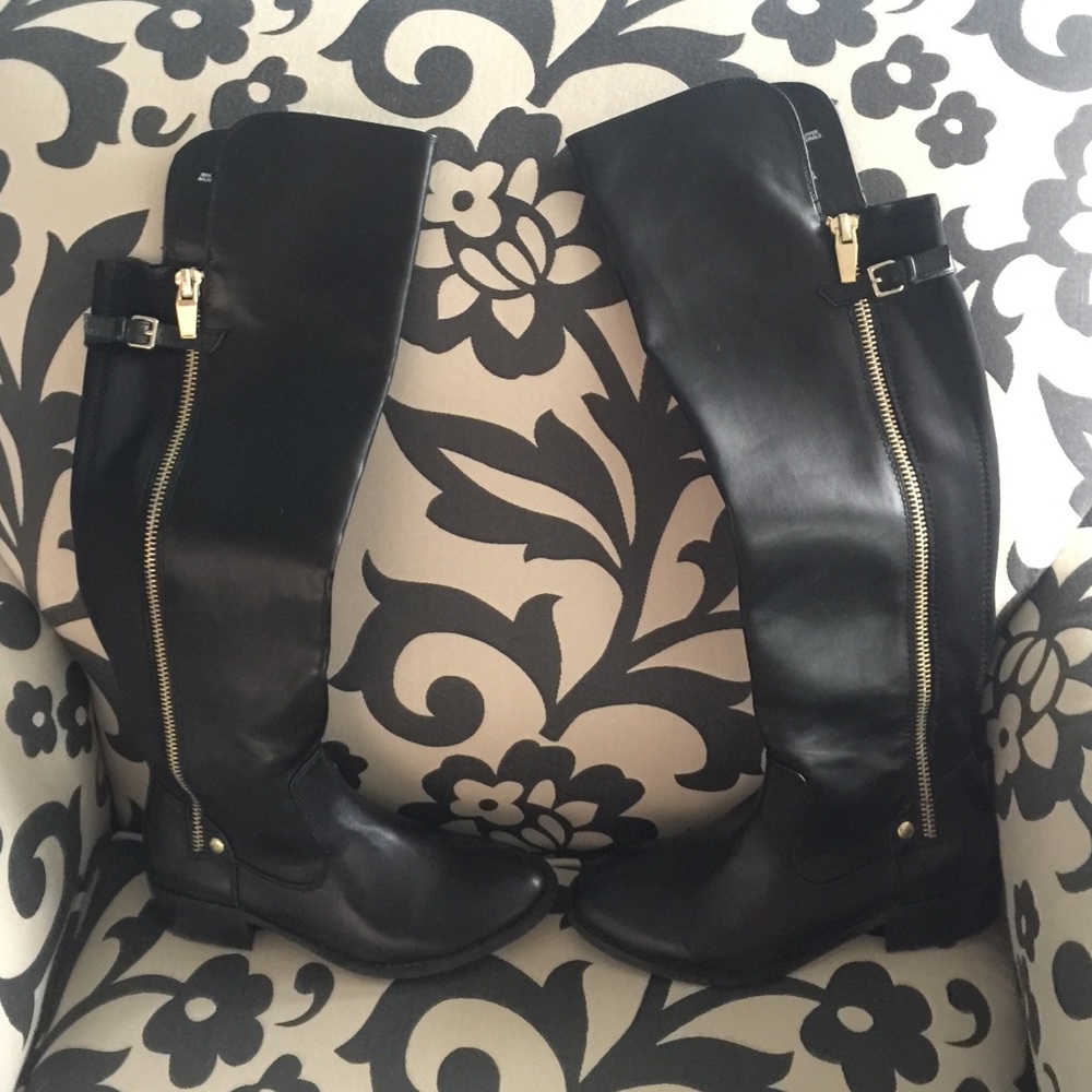 Knee high riding boots