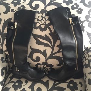 Knee high riding boots