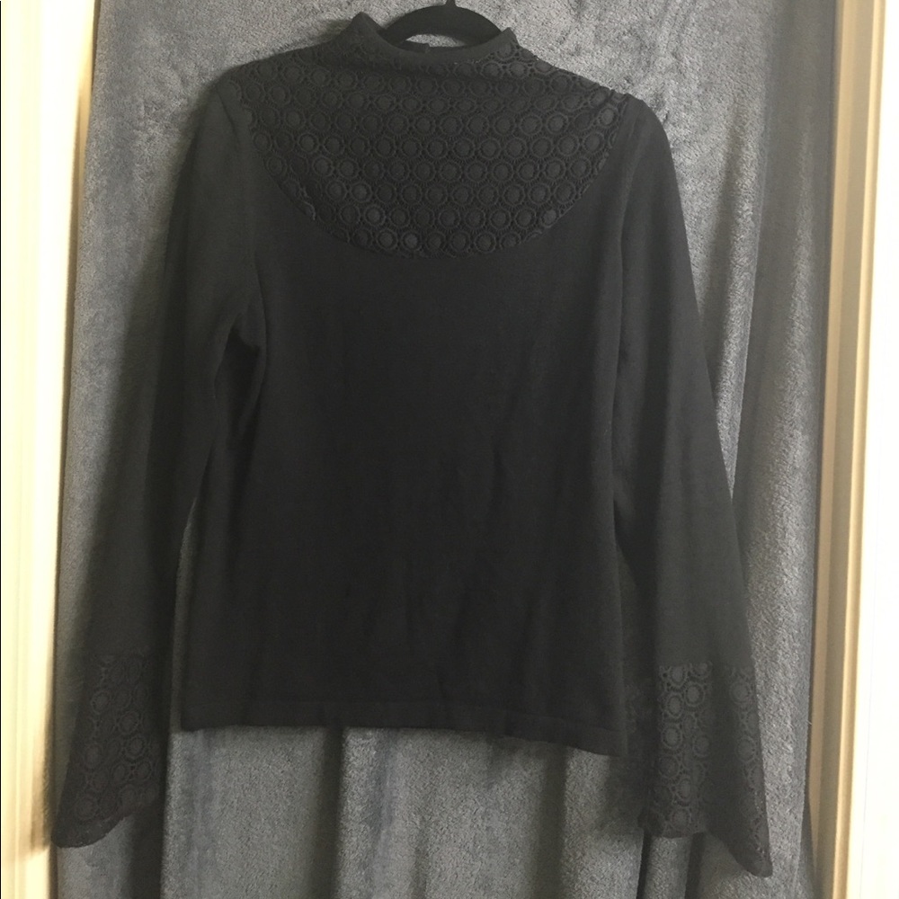 Knit & lace top