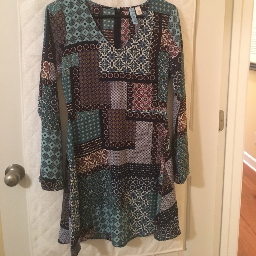 Francesca's patchwork dress.