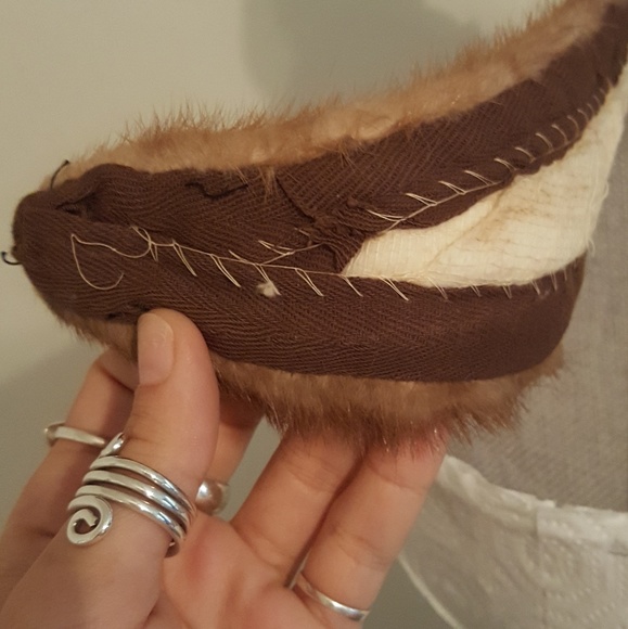 💸SOLD💸 Vintage Fur Collar  - 1940-1960 era REAL - Picture 3 of 3