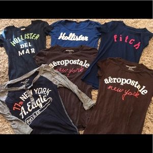 Hollister, American Eagle, Abercrombie Xsmall