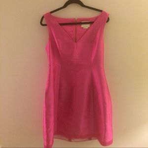 Pink Kate Spade Fit and Flare Dress.