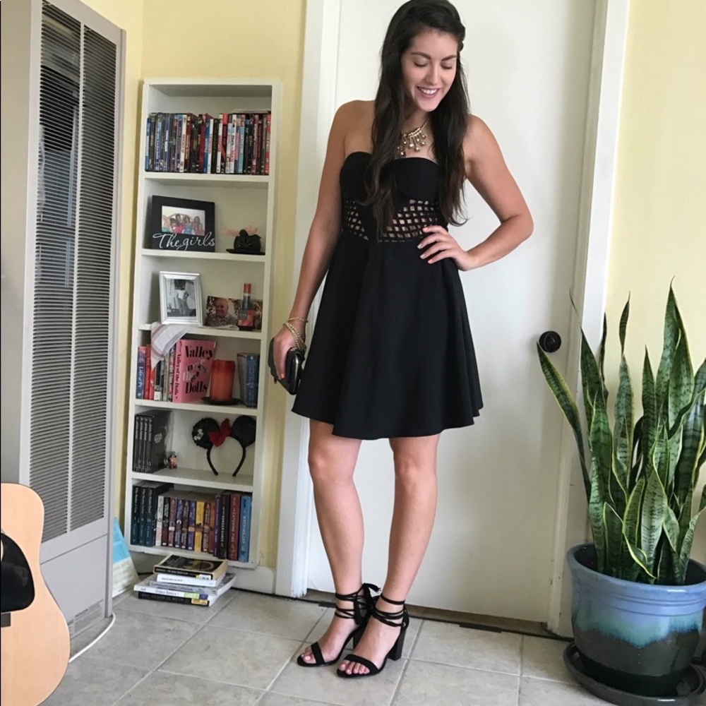 Little Black Cut-out Dress