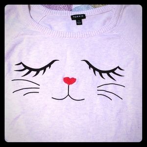 TORRID women's cat sweater