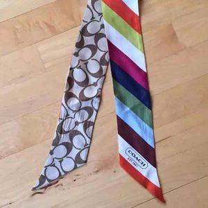 Authentic silk coach scarf