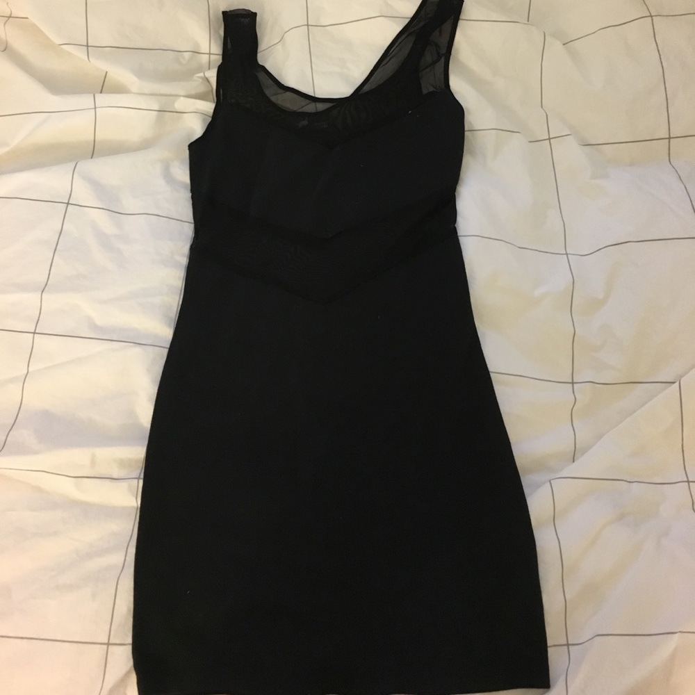 Mesh Black Dress