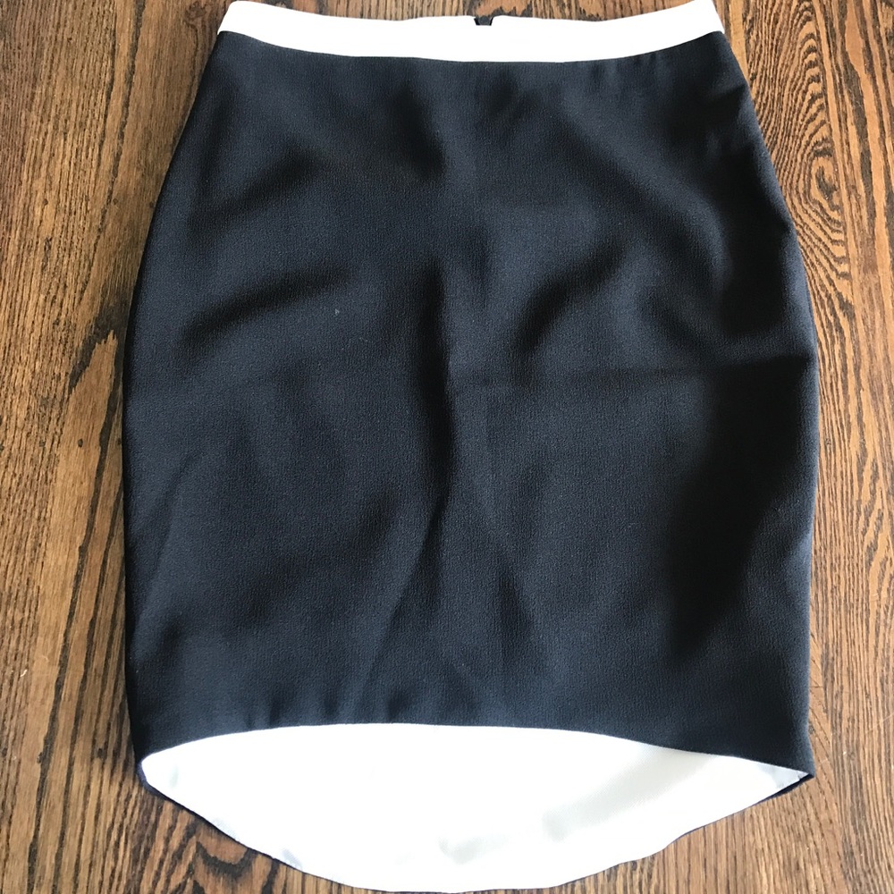 Black pencil skirt
