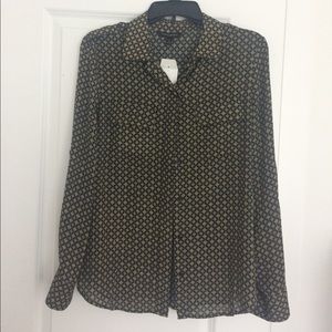 NWT Banana Republic Long sleeve blouse