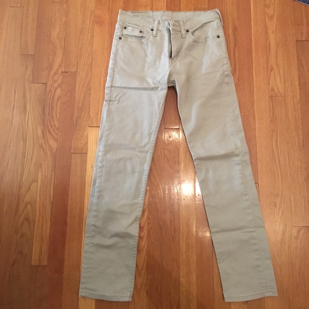 Levi 511 Gray Jeans. Size 28x30