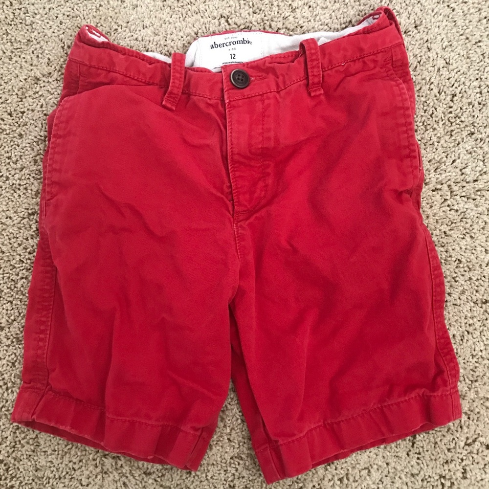 Abercrombie Kids, Boys size 12 Red shorts